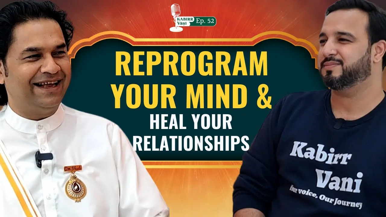 Rajyogi BK Nikunj sharing spiritual wisdom on relationships and inner peace.